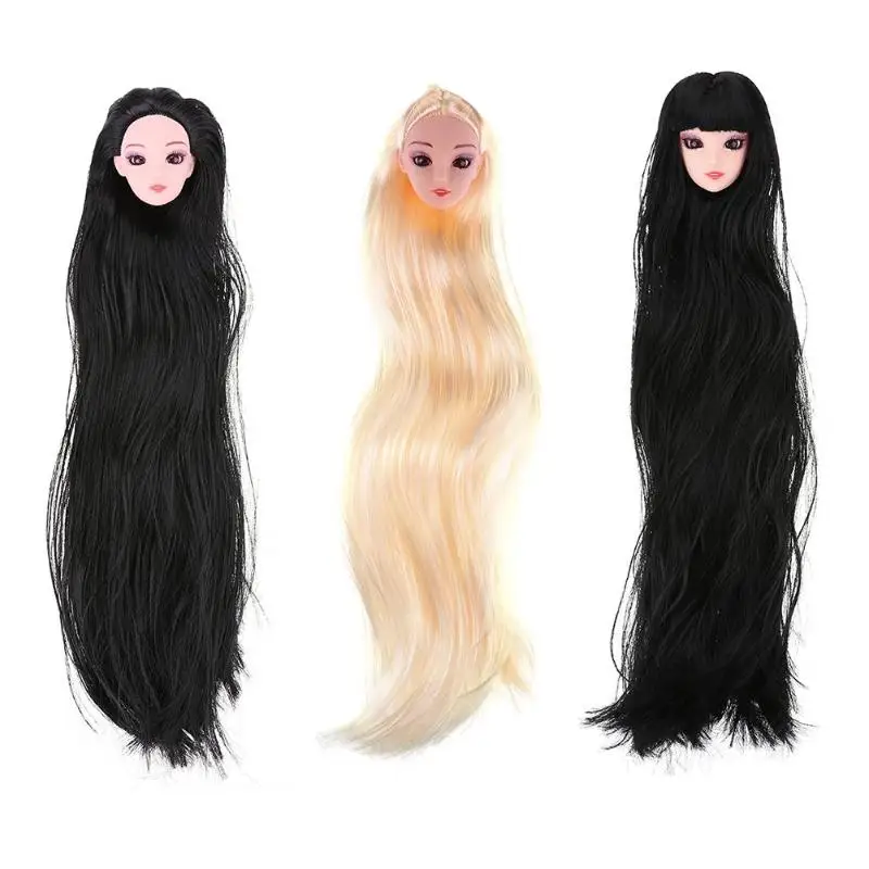 Аксессуары для головы куклы длинный парик 3D форма глаз аксессуары тела пирожное