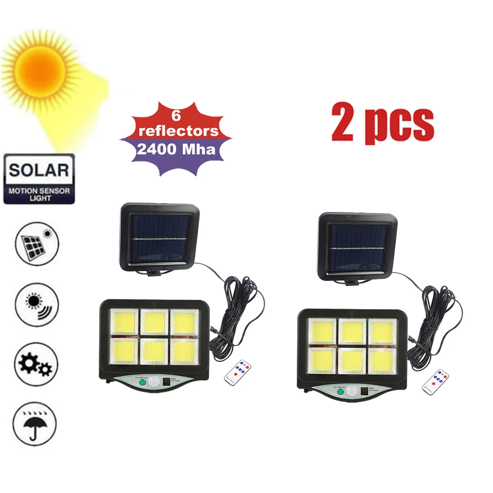 

Солнечный свет светодиодный садовый настенный светильник PIR датчик движения 4 режима аварийный с регулируемым столбом для наружного освеще...