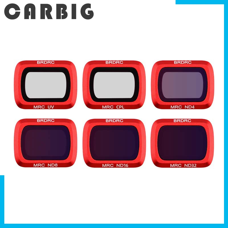 

Фильтры для объектива DJI MAVIC AIR 2, набор фильтров ND UV, CPL (ND 8 16 32 64), ND8, ND16, ND32, ND64, Air2 с покрытием