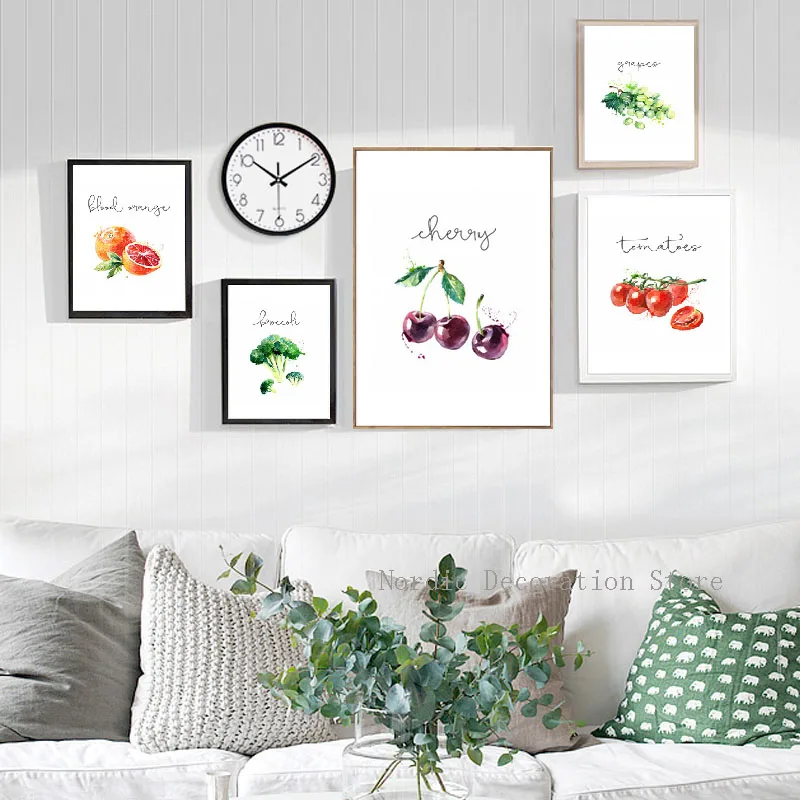Картины на кухню деко кухня Мураль кухонный плакат Северный овощи плакаты и