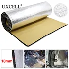 UXCELL толщиной 5 мм, 10 мм, глушитель из Алюминиевого волокна, хлопковый автомобильный коврик для крыла, тепловой шумоизоляции, изоляционный коврик