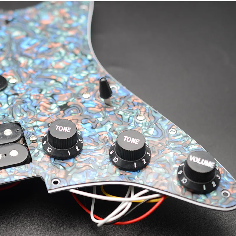 Electric Guitar Loaded Pickguard Scratch Plate for Fender Strat Parts 3 Ply SSS Multi Colour | Спорт и развлечения