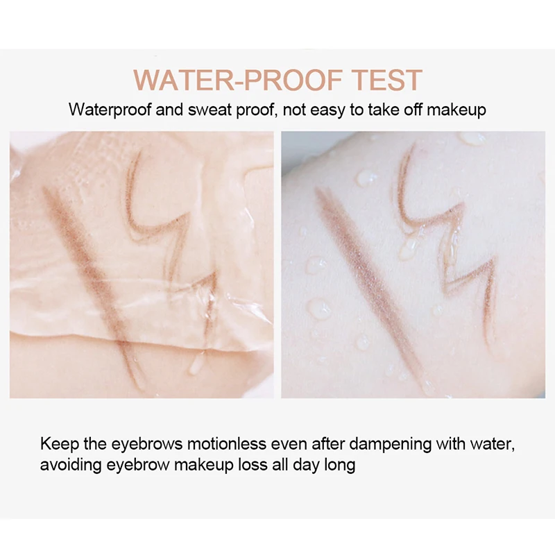 Маленький золотой двойной карандаш для бровей натуральный макияж водостойкий