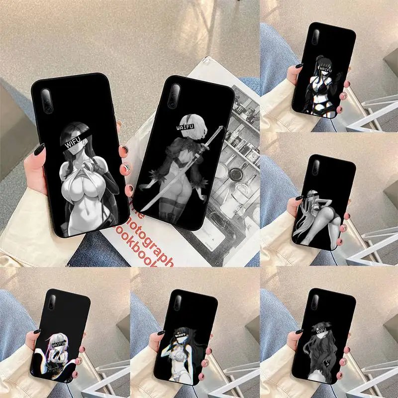 Hentai Harajuku Anime Girl hot Phone Case For Huawei Honor v30 9 5a 7 v20 v10 8 7a lite view pro x soft Cover Fundas  - buy with discount