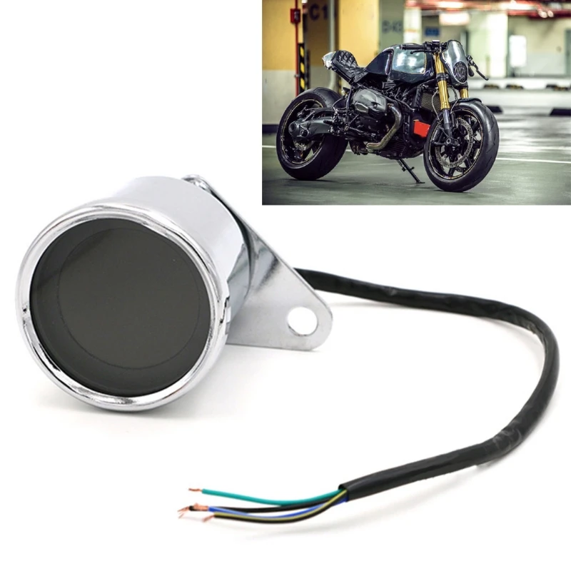 

Простой в установке термометр для топлива мотоцикла цифровой спидометр топливный счетчик совместимый с большинством мотоциклов