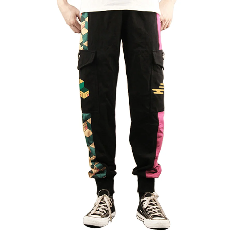 

Костюм для косплея из аниме «рассекающий демонов», повседневный свободный брючный комбинезон-карго с 3D принтом «no Yaiba Tomioka Giyuu»