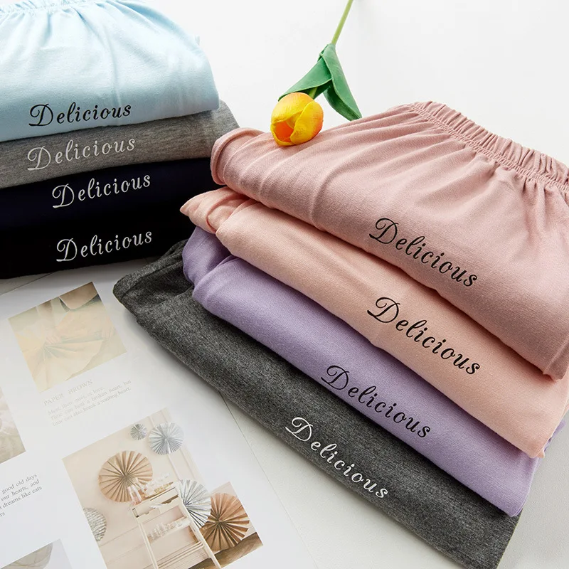 

Pajamas Summer Women Pants Large Size Style Can Be Outside Summer Ladies Home Pants Feminino Sleepwear Model Nightgown Homewear