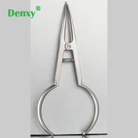 denxy 1pc dental orthodontic elastic plier orthodontic pliers ligature plier dental tools elastic ring to separate teeth gap