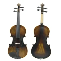 44 solid wood acoustic violin fiddle with case bow retro matte violin stringed musical instrument beginner student musical gift