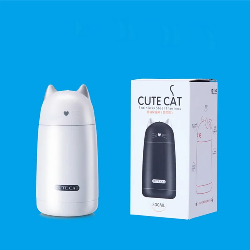 Нержавеющая сталь вакуумная колба чашка кухонный термос бутылка для воды милый