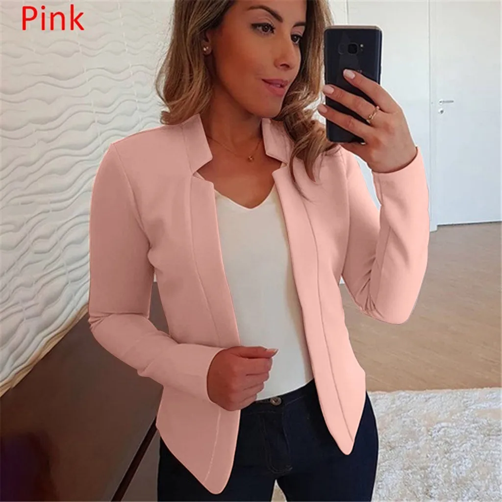 Брендовый Женский блейзер модный Весенний Деловой деловой Блейзер офисный