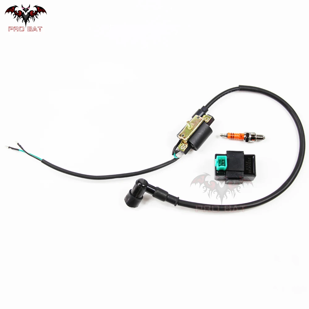Катушка зажигания CDI Свеча для китайского 125cc 110cc 90cc 70cc 50cc Taotao SunL Peace JCL Roketa ATV Coolster PRO