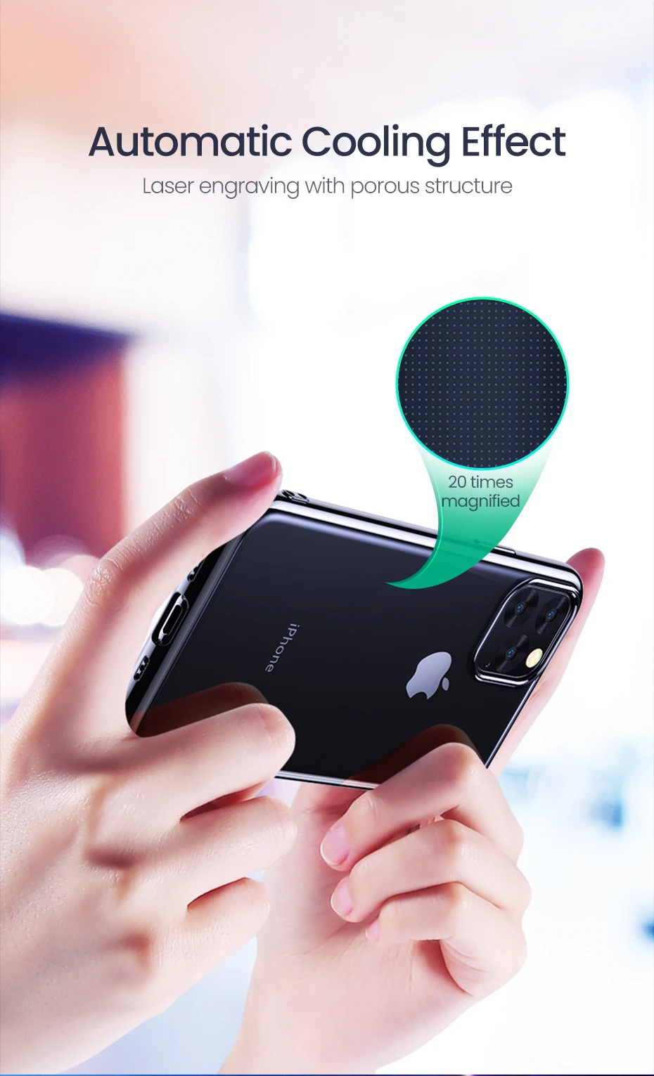 Ugreen чехол для iPhone 11 Pro Max новейший защитный чехол Роскошный ультра мягкий ТПУ задняя крышка для iPhone 11 Pro Max чехол