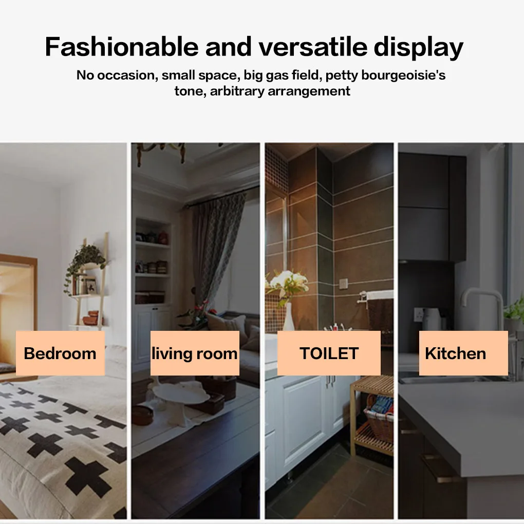 

4.4 Inch Large Screen Display Room Temperature Humidity Meter Gauge Digital Thermometer Hygrometer