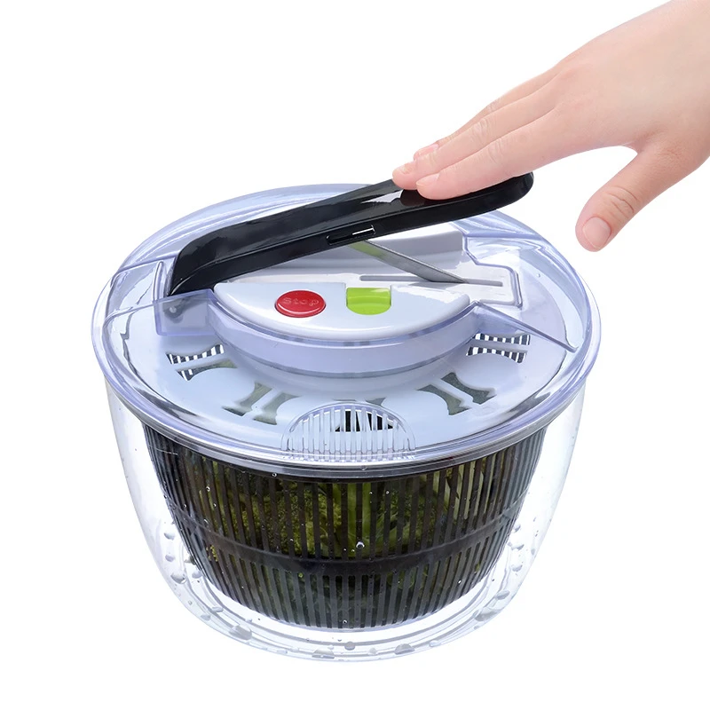 

New Vegetables Dryer Salad Spinner Fruits Basket Fruit Wash Clean Basket Storage Drying Machine Useful Kitchen Tools