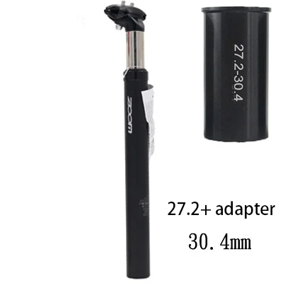 30.4mm black 27,2/28,6/30,1/30,4/30,8/30,9/31,6/33,9 мм MTB горный велосипед Подвеска Подседельный штырь амортизаторов офсетная печать демпфирования подседельный DH FR - Цвет: 30.4mm black