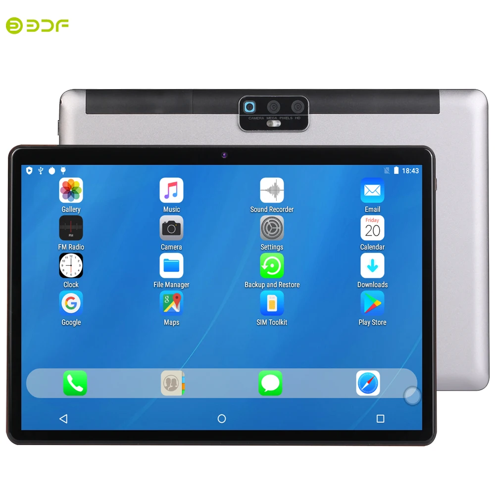Новое поступление 10 дюймовый MTK Android 9 0 Tablet Pc 4 ядра 3G сети с двумя сим картами 2 Гб