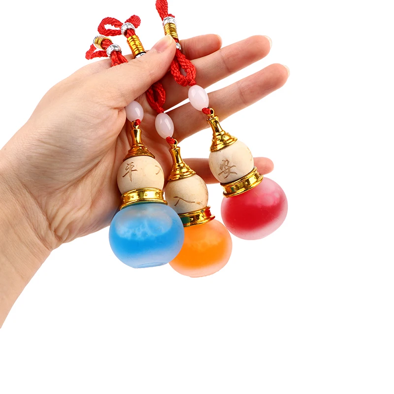 

1PC 10ml Car Air Perfume Bottle For Essential Oils Diffuser Air Freshener Pendant Bottle Gourd Shaped Empty Glass Bottle