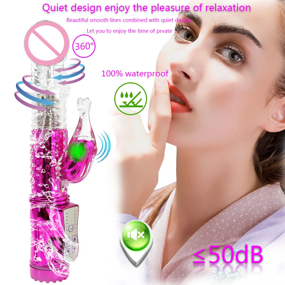 USB Перезаряжаемый многоскоростной Вращающийся вибратор бабочка Стимулятор