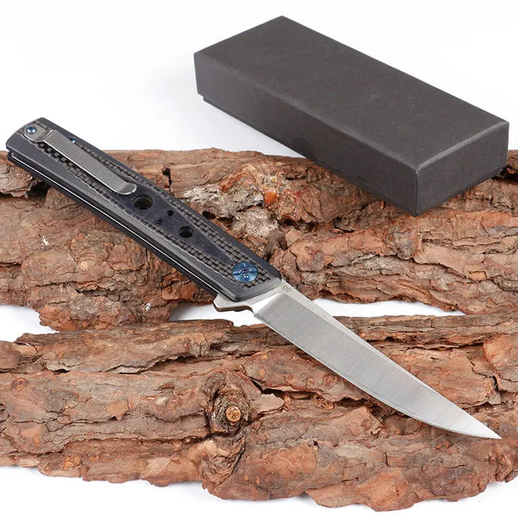 Складной Нож С флиппером и шарикоподшипником карманный клинок из углеродного