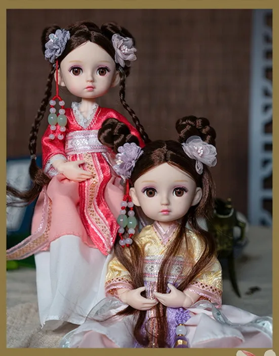 Китайский стиль 30 см BJD кукла 13 подвижных суставов красивая принцесса платье