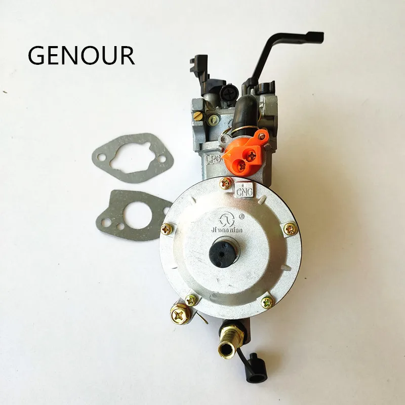 Gpl Carburador Duplo Combustível Kit de Conversão para 170f 2.5kw 2.8kw 3kw Gerador Livre Porte Gasolina & Liquefeld Carburador de Combustível Duplo Peças e acessórios do gerador