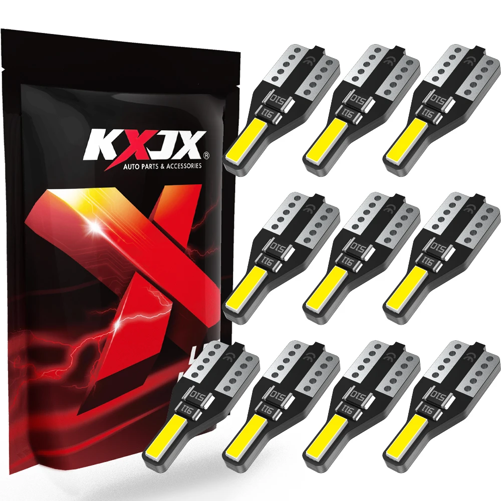 

KXJX 10pcs 194 168 158 T10 Led Bulb 2825 W5W Parking Side Marker License Plate Light Interior Door Light Bulb for Acura MDX
