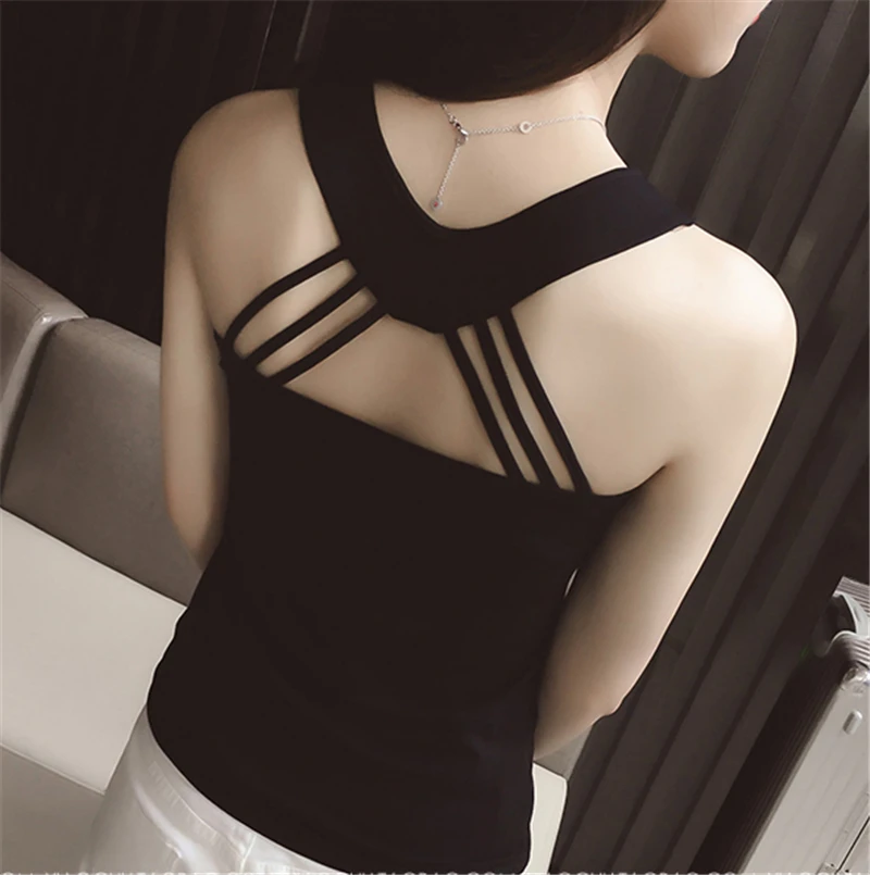 Популярные летние модные женские белые черные мягкие удобные Майки и майки