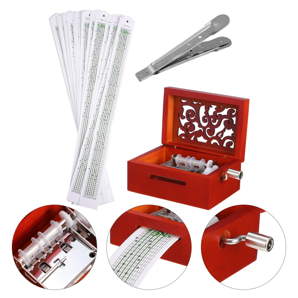 1 шт. Ретро деревянная бумажная лента сделай сам составляют шкатулка ручной