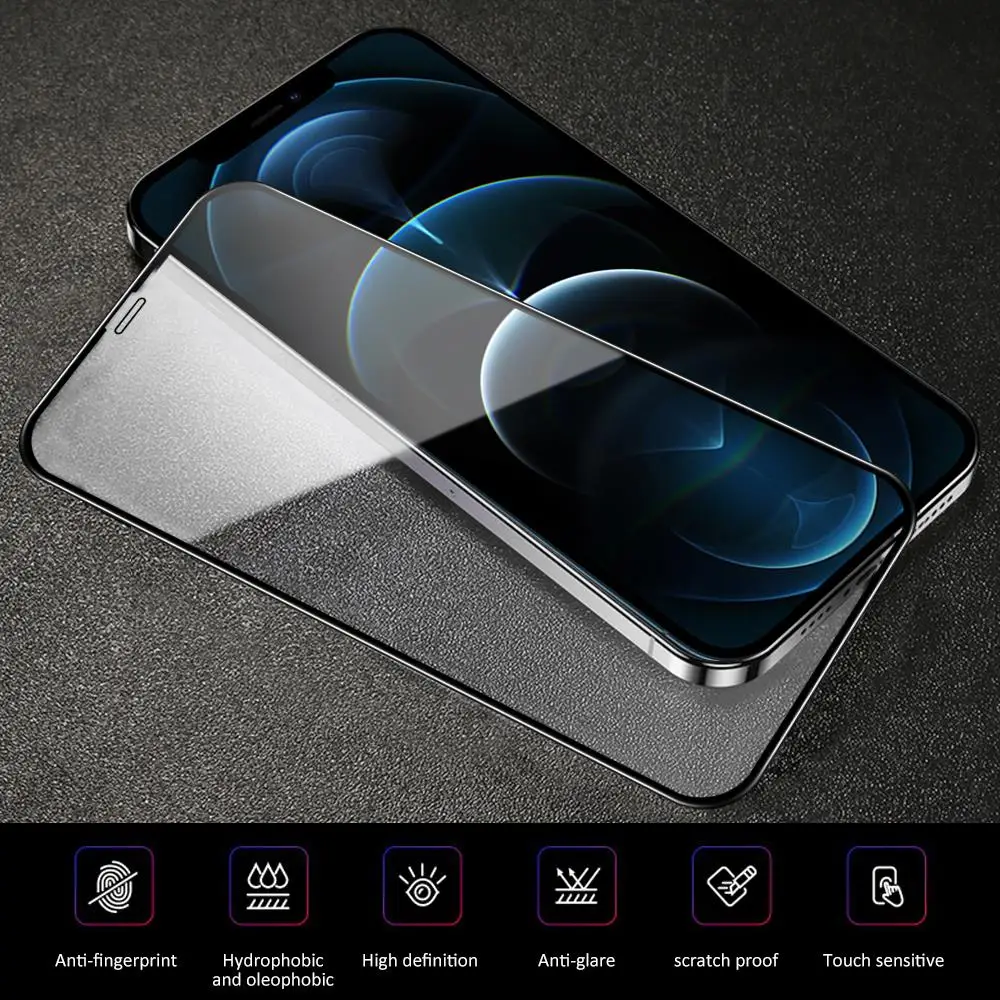 9D полное закаленное стекло для iPhone 13 12 11 Pro Max Mini SE 6 s 7 8 Plus XR X XS защита экрана