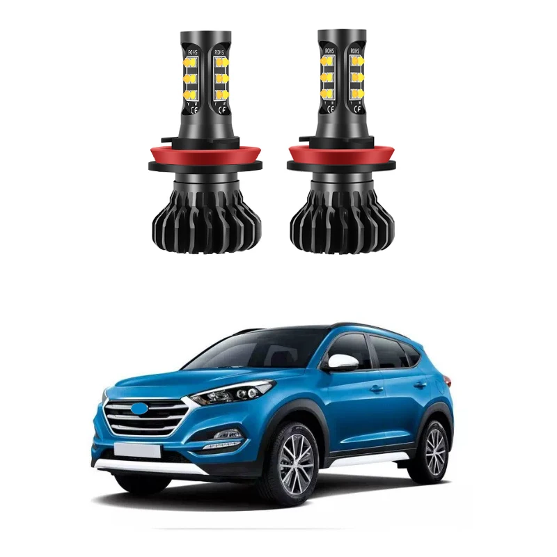 2x автомобильные передние противотуманные лампы H11 H8 светодиодный для hyundai Azera Grand