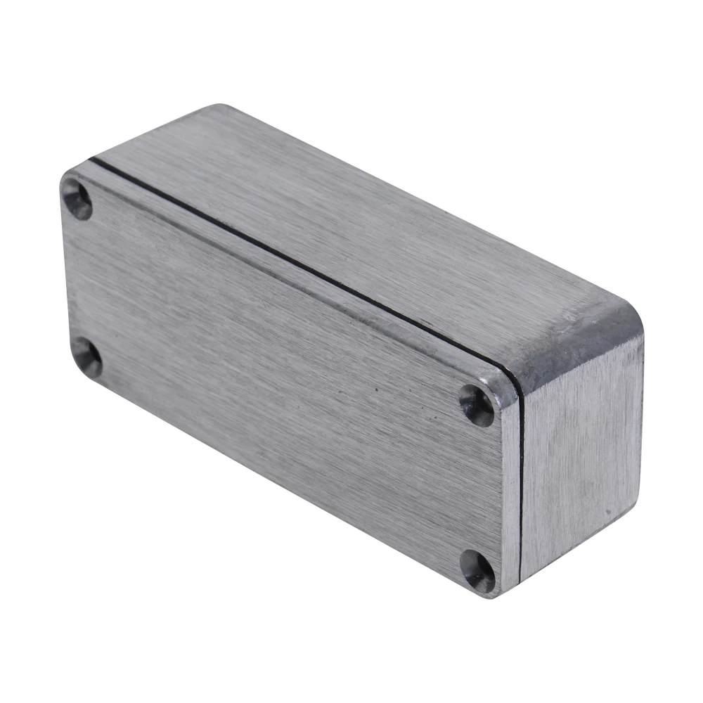 Серебряный алюминиевый корпус чехол электронный Diecast Stompbox Project Box 1590A 92 2*38*31 мм для