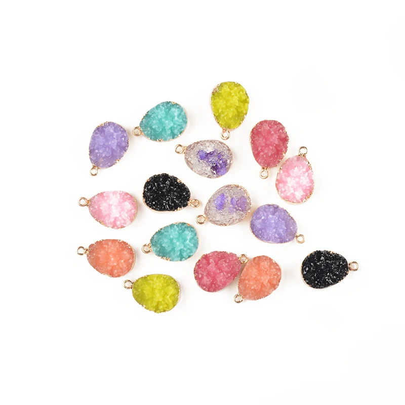 

10 PCS Jewelry Making Ore Coral Gradient Pendant DIY Resin Imitation Handmade Bracelet Necklace Earrings Accessories Materials