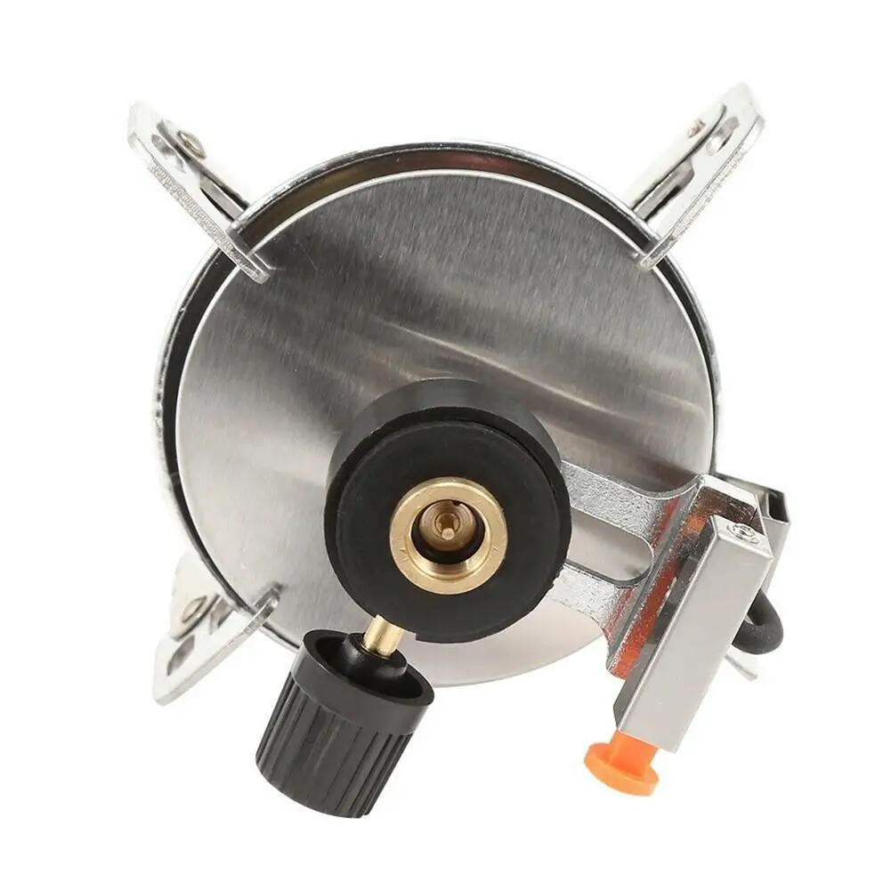 Складная уличная газовая плита портативная горелка сверхлегкая карманная