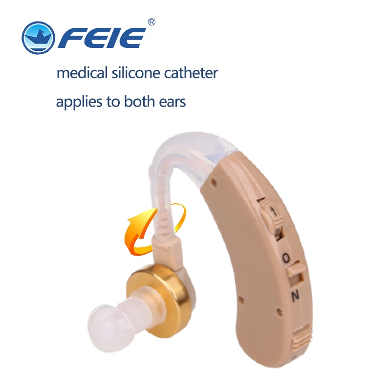 

BTE Hearing Aids Voice Amplifier Device Adjustable Sound Enhancer Hearing Aid Kit Ear Care S-139