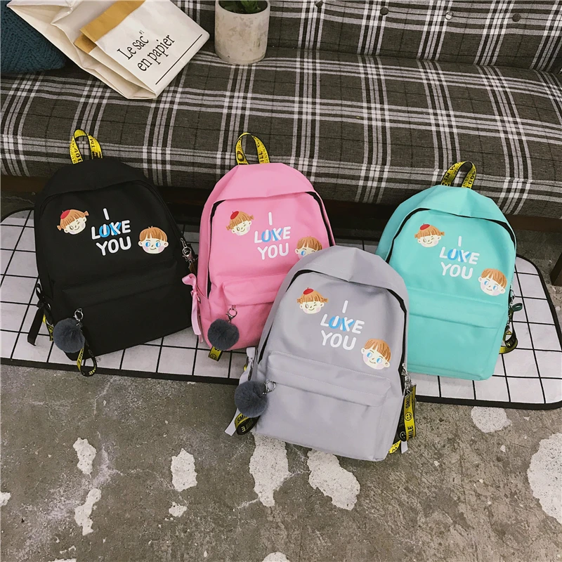 

2020 Backpack Women Backpack Fashion Women Shoulder Bag Solid Color School Bag For Teenage Girl Children Backpacks Travel Bag