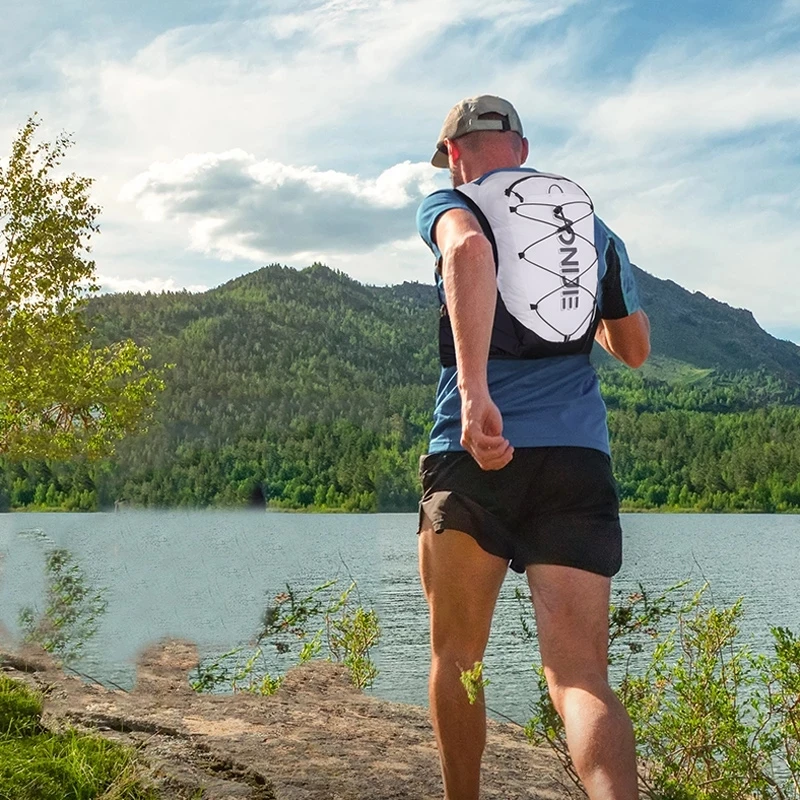 AONIJIE легкий жилет для гидратации рюкзак бега дышащая Сумка Ultra Trail Marathon Race