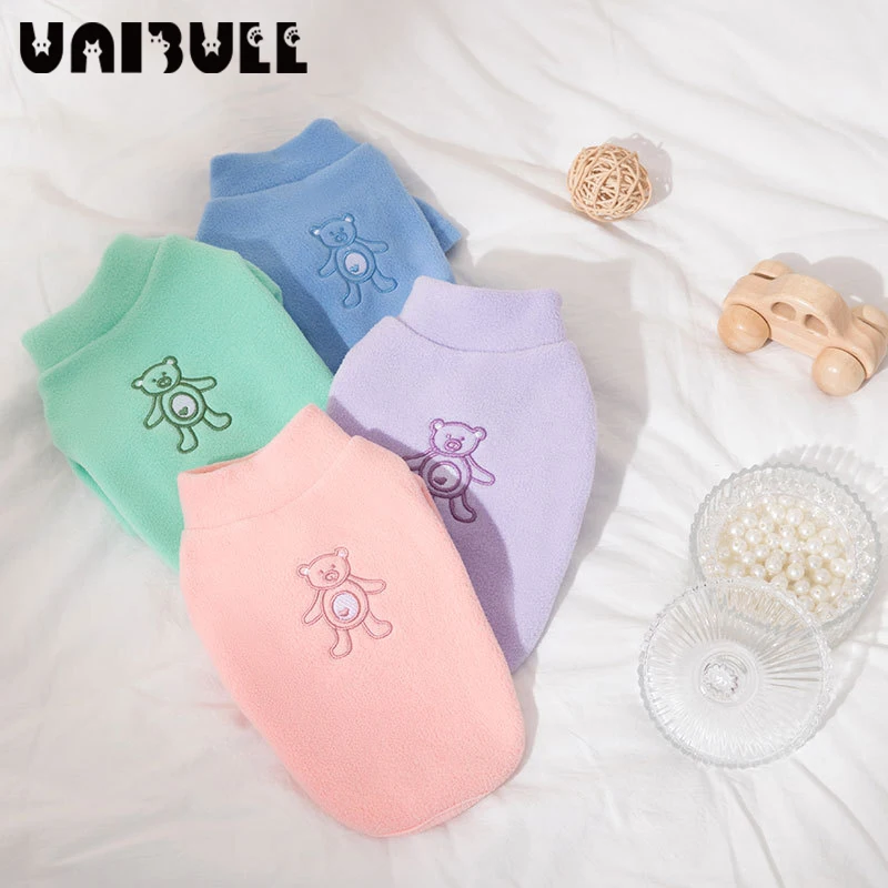 

Pet Clothes Autumn and Winter Clothes New Cat Two-legged Bottoming Shirt De Velvet Bear Small Dog Puppies Kitten Cat Costume