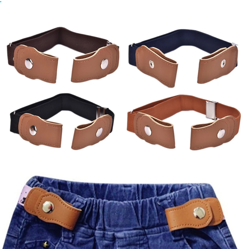 

No Buckle Stretch Elastic Waist Belt For ,No Bulge,No Hassle Waist Belt For Jean Pants Dresses Women/Men Buckle-Free Belt