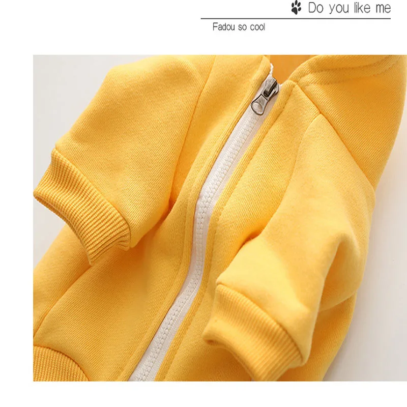 Одежда для борьбы с собакой на осень и зиму утолщенный модный свитер капюшоном