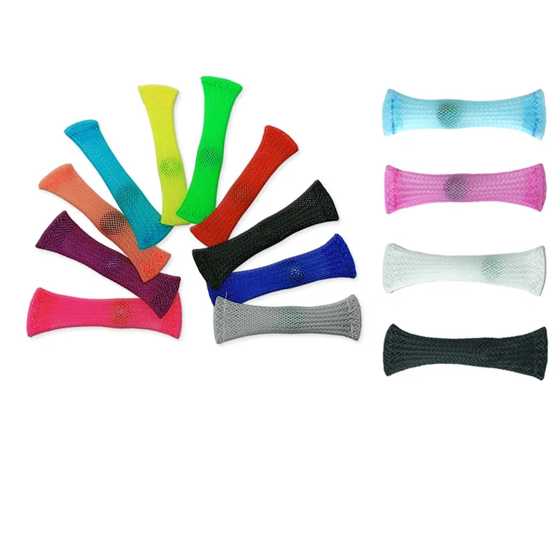 Трубка из сетчатой ткани с шарики мяч аутизма и СДВГ тревожности терапией сжатие