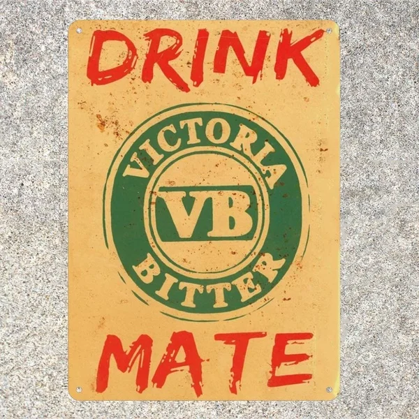 Виктория горький металлический знак постер старая металлическая живопись