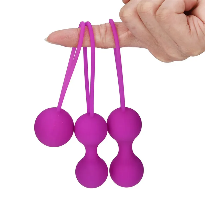 3 шт. безопасный силиконовый умный шарик Кегеля шарики Бен Ва для укрепления