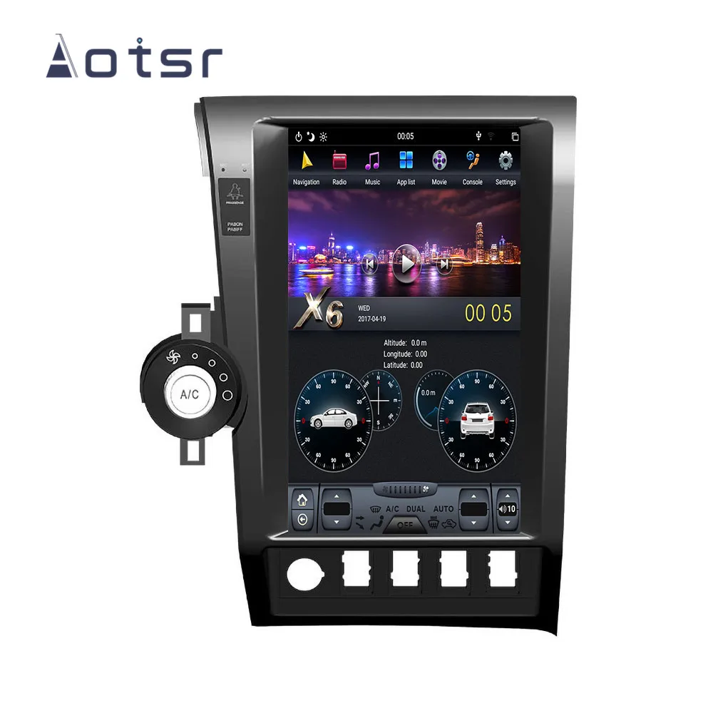 Android 9,0 4 Гб ОЗУ 64 Гб ПЗУ px6 автомобильный dvd-плеер gps навигация для Toyota Tundra Sequoia 2007-2011 головное устройство стерео радио автомобиль
