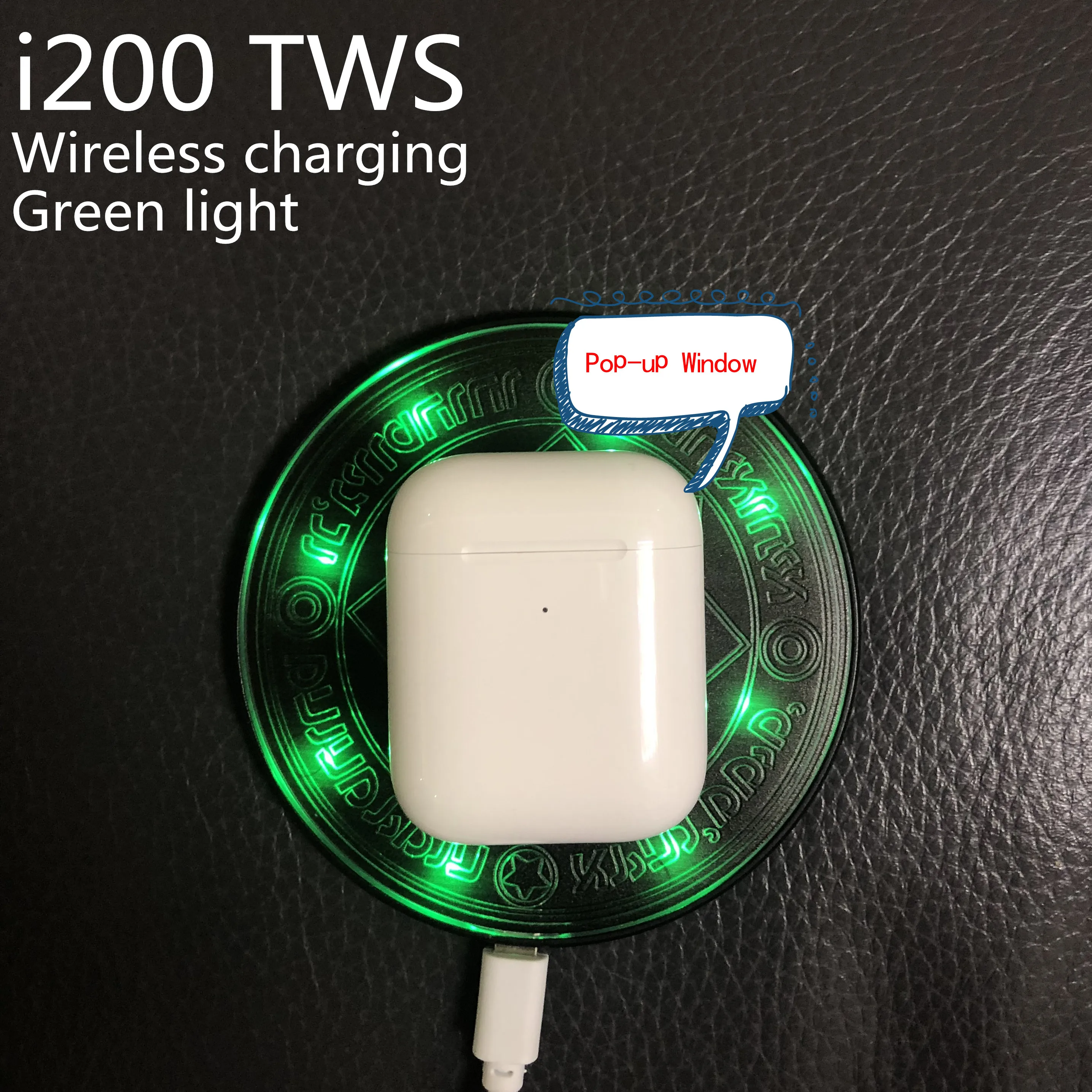 i200 White I200 TWS Смарт чувство 1:1 высокие наушники Pop-up не W1 H1 чип Tpk i60 i500 i9000 i10000 - Цвет: i200 White