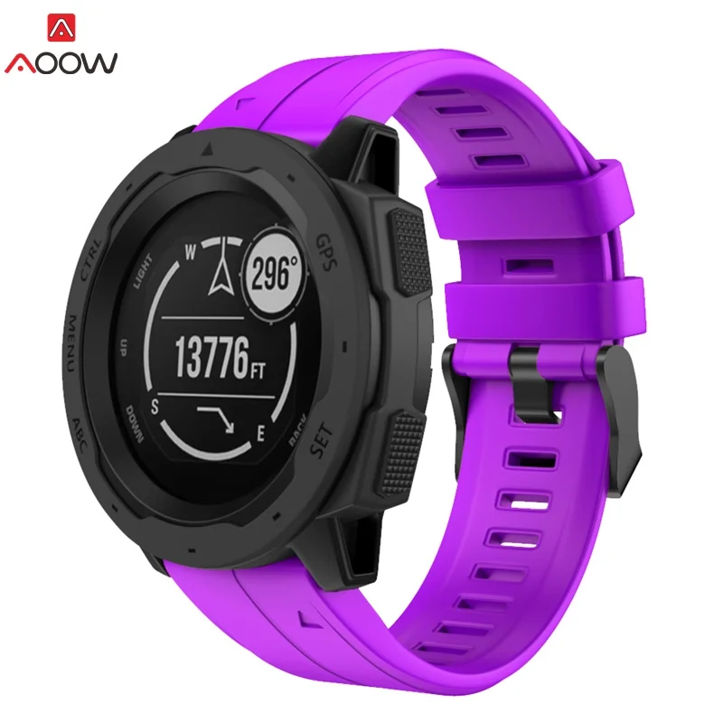 Силиконовые ремешки для часов Garmin fenix6 6S 5X 6X 5S x5plus 3 3HR forerunner935 945 подход S60 ремешок браслет ремень/20 мм/22 мм 26 мм