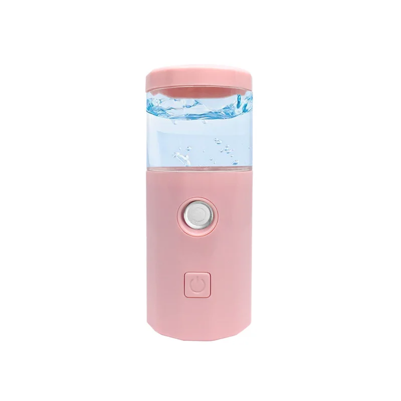 Pink Портативный USB Перезаряжаемый нано-распылитель тумана для лица распылитель для тела Увлажнение парохода уход за кожей мини-инструменты для красоты - Color: Pink