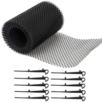 roof gutter guard mesh protector leaf protection cover netting plastic gutter net overflow cleaning tool for roof drainage
