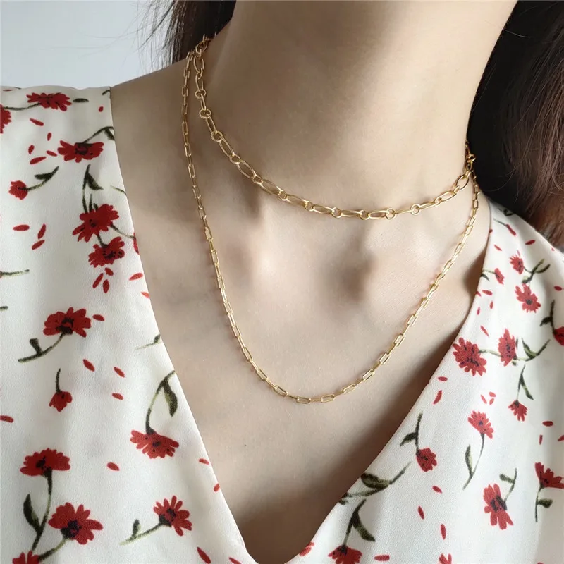 RUIYI для женщин модные 925 стерлингового серебра роскошный колье 18K позолоченный