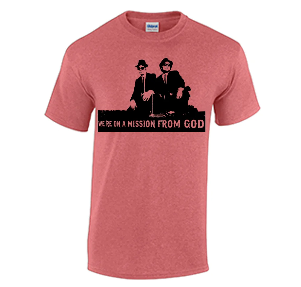 We'Re On A Mission of God футболка веер вдохновил фильм Блюз братья| |